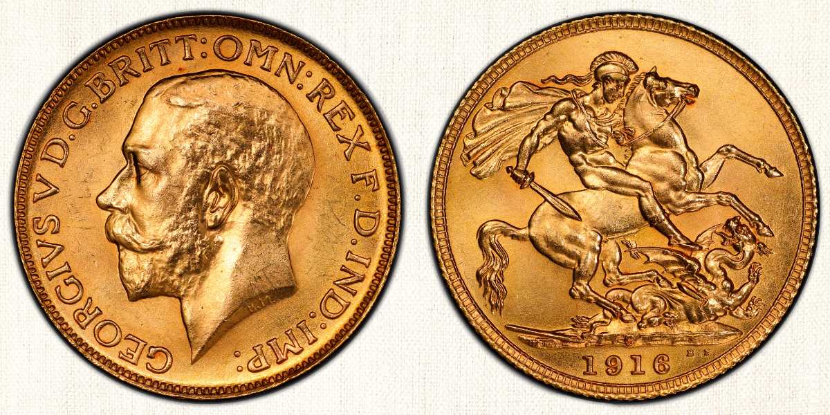 1916-C King George V Gold Sovereign Sold for $156,000