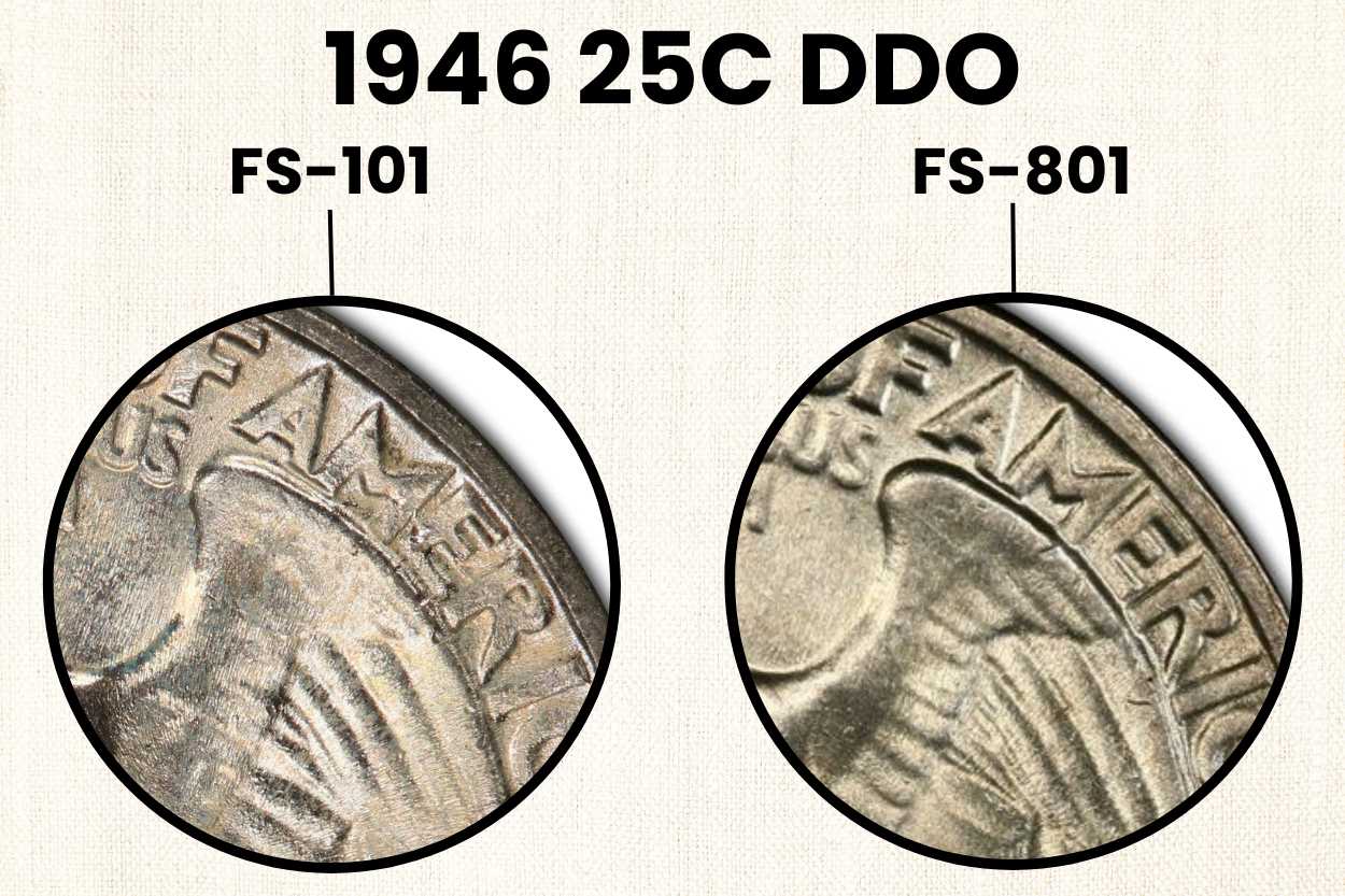 1946 25C DDR FS-101 vs FS-801
