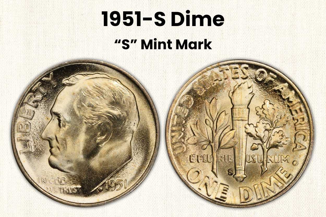 1951-S Dime Value