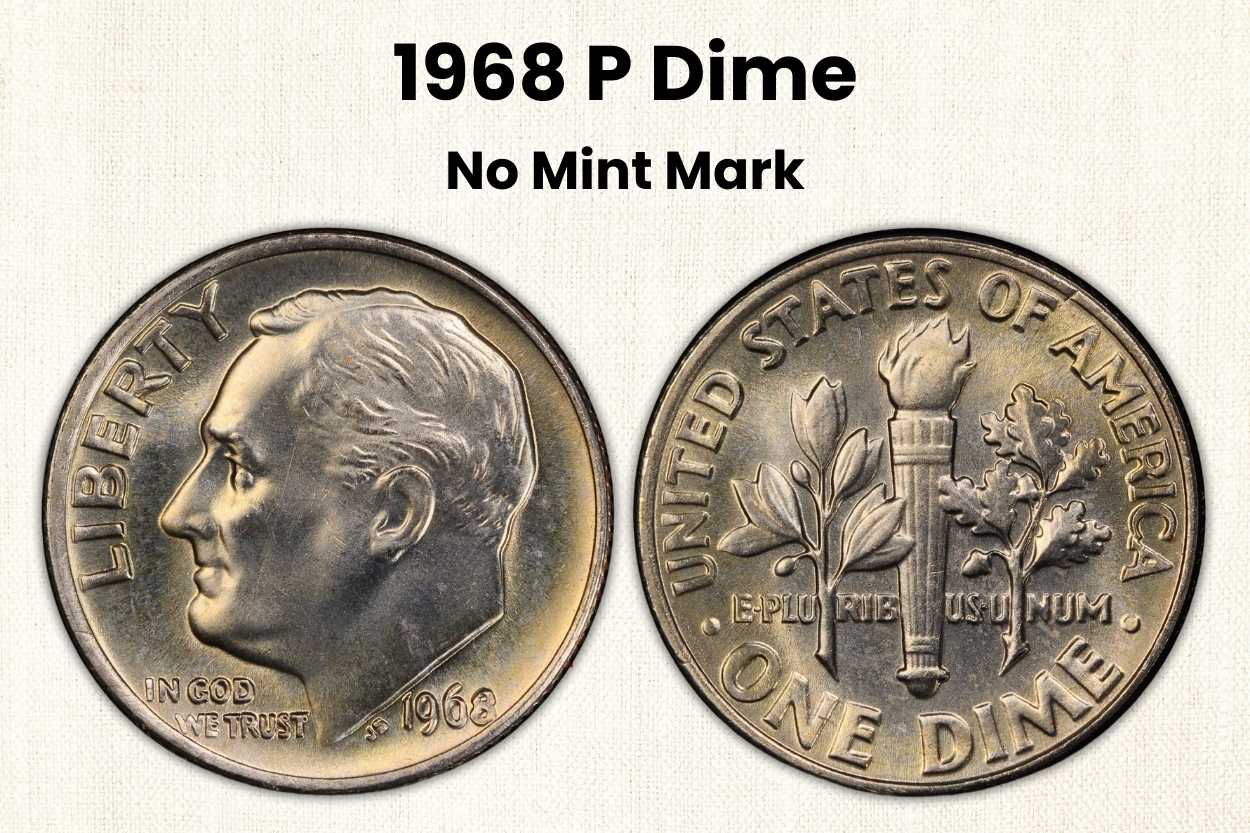 1968 P Dime Value