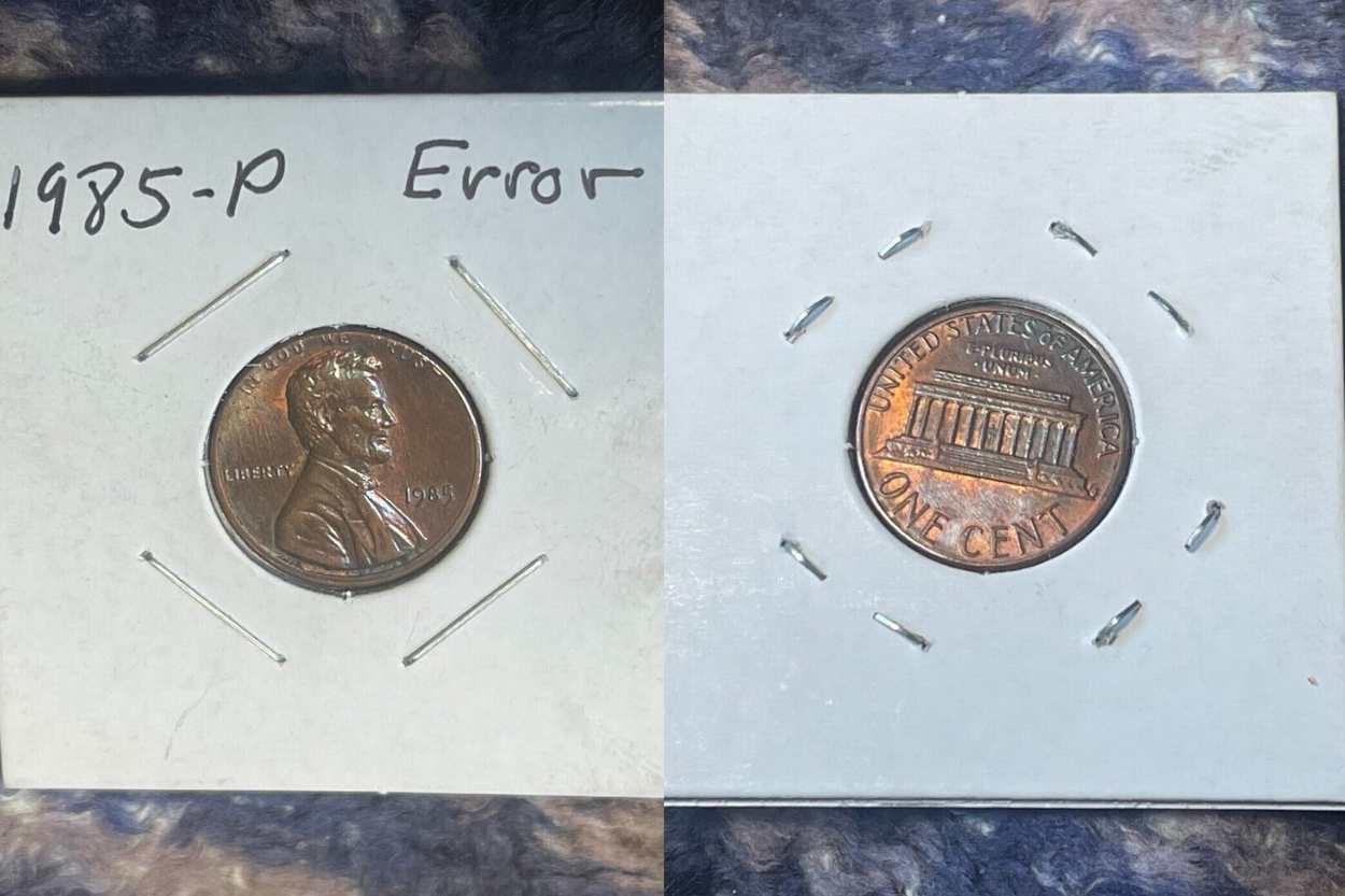 1985 Rotated Reverse Penny