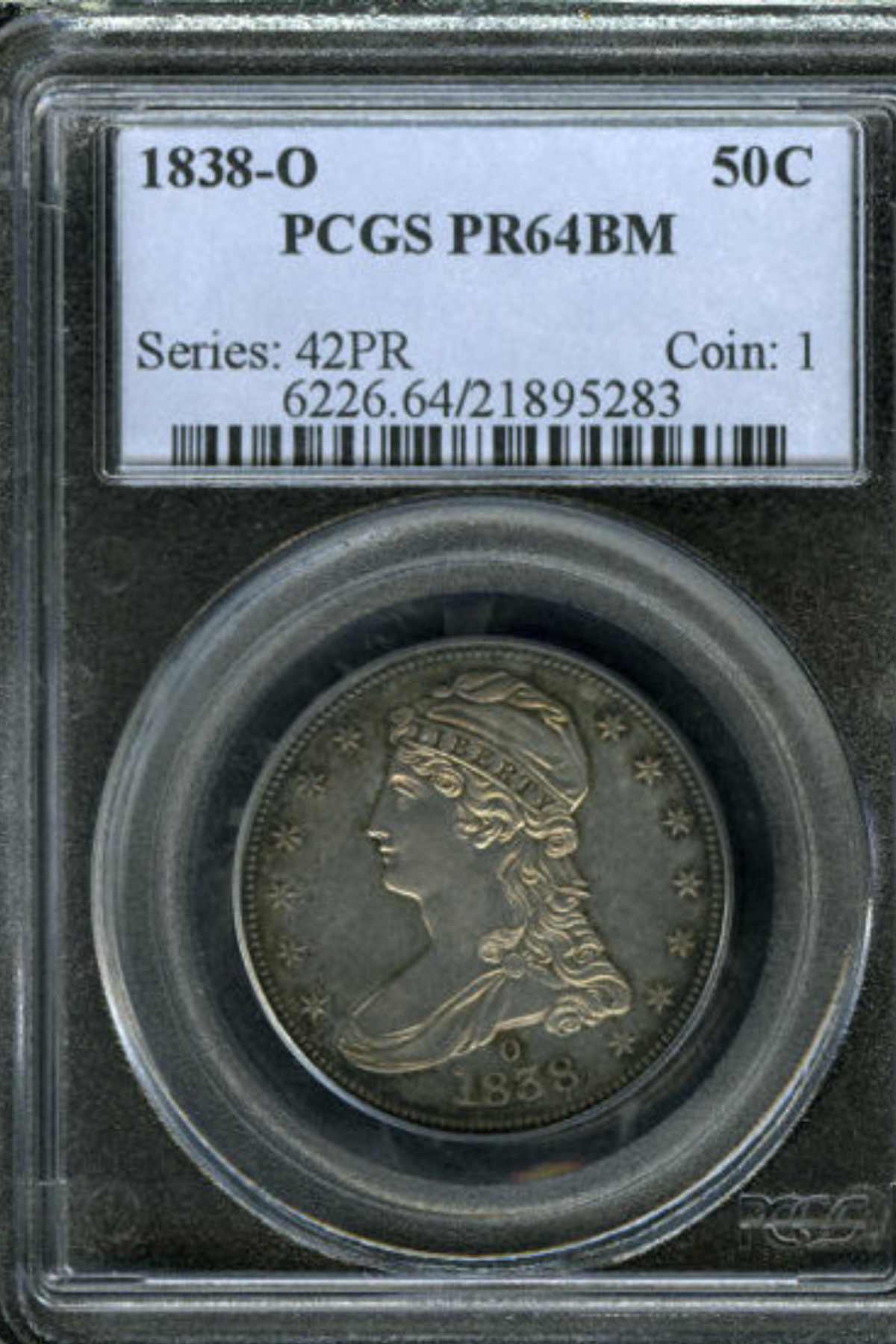 1838-O Proof Half Dollar Sold for $632,500