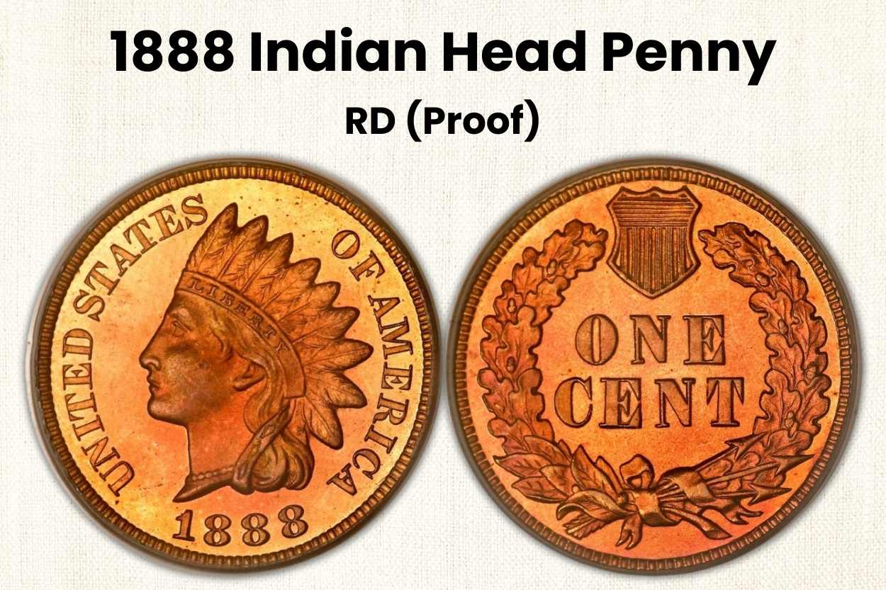 1888 Proof Indian Head Penny Value